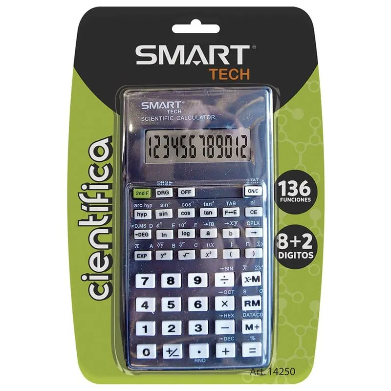 CALCULADORA CIENTIFICA SMART-TECH 136 FUNCIONES