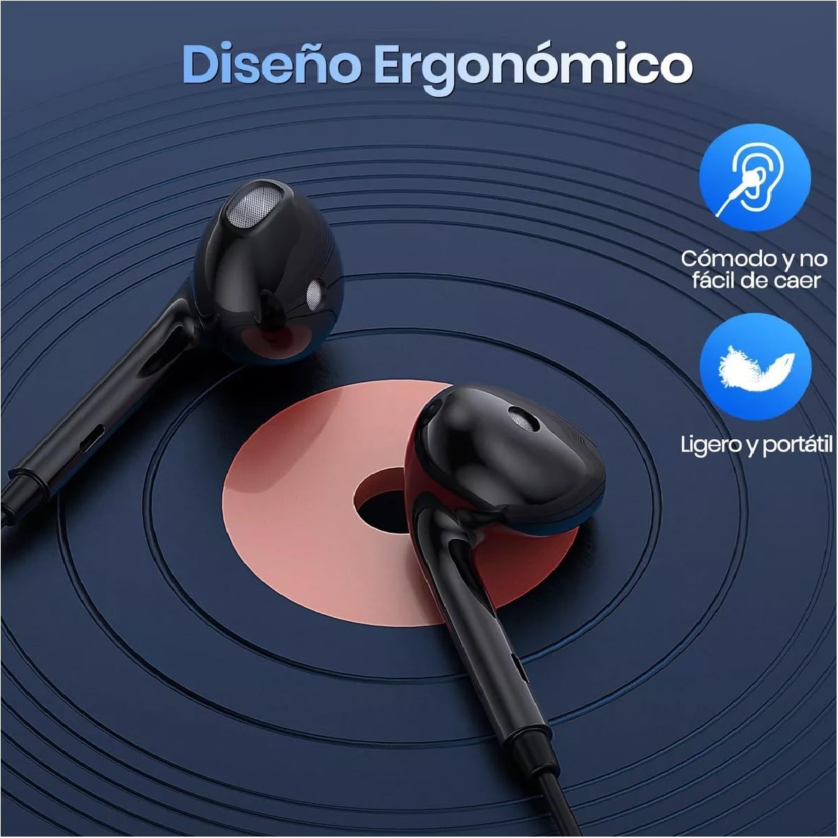 AUDIFONOS/AURICULARES CON CABLE 3.5MM 1HORA