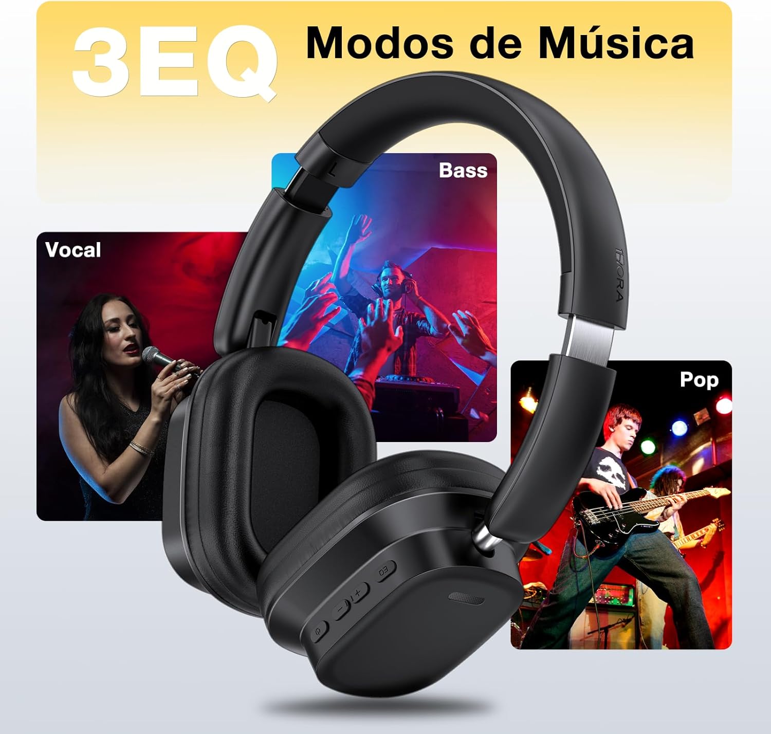AUDIFONOS INALAMBRICOS DE DIADEMA CON MICROFONO