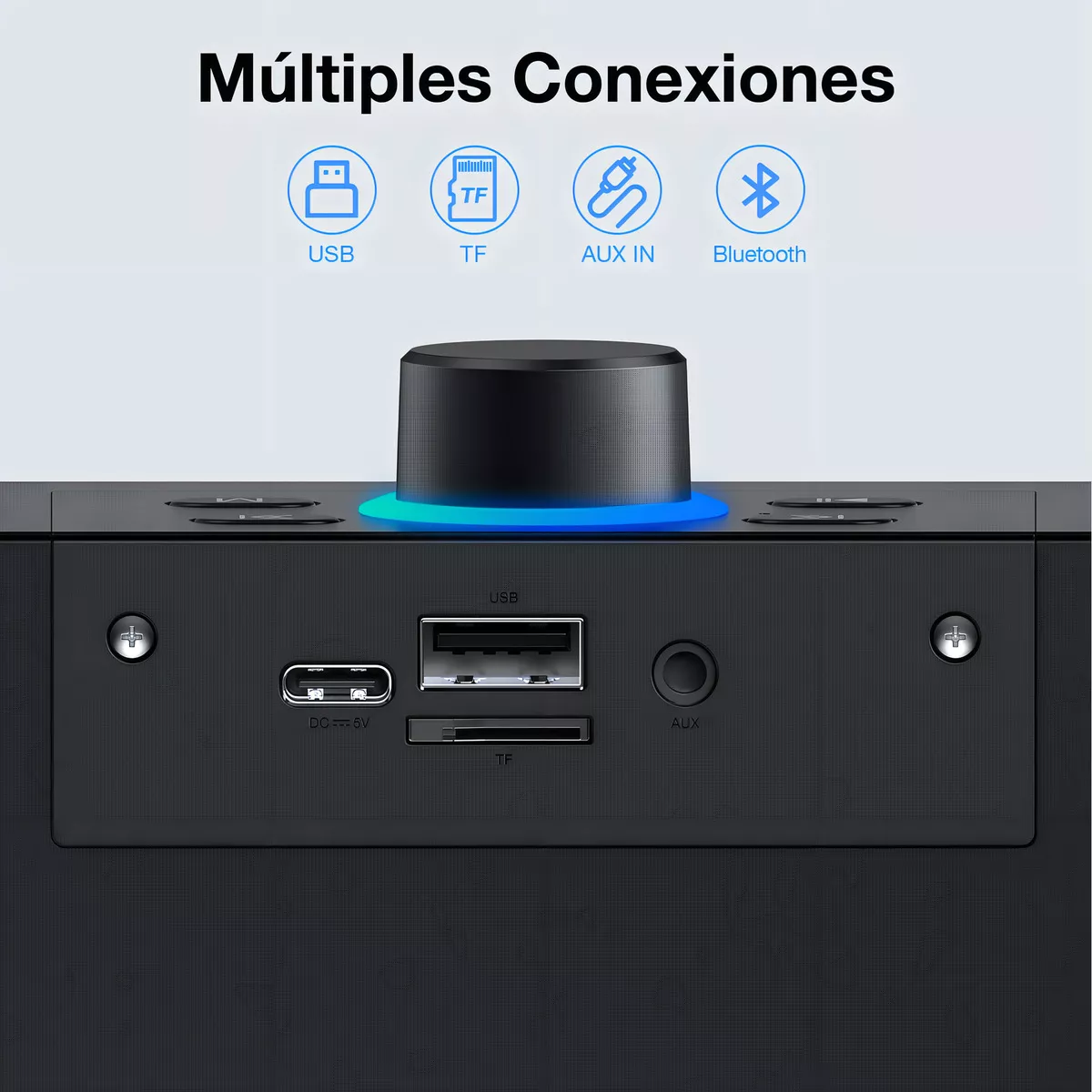 BOCINA BLUETOOTH RGB TIPO BARRA