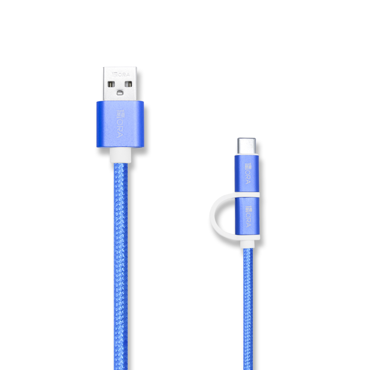 CABLE USB DUAL TIPO V8 + TIPO C