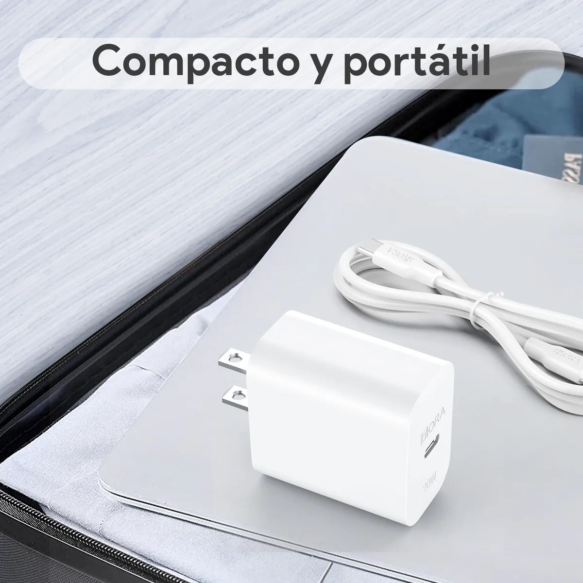 CUBO CARGADOR TIPO C 20 WATTS