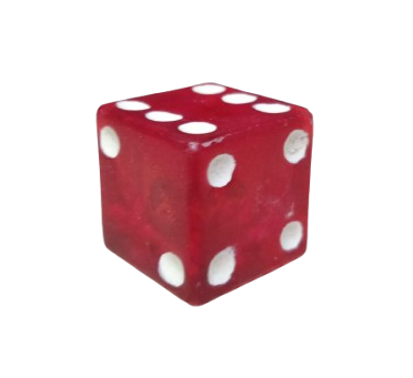 DADO DE PLASTICO 1.5X1.5 CM