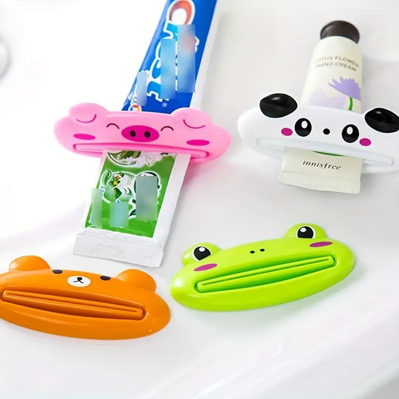 EXPRIMIDOR DE PASTA DE DIENTES EN FORMA DE FIGURAS