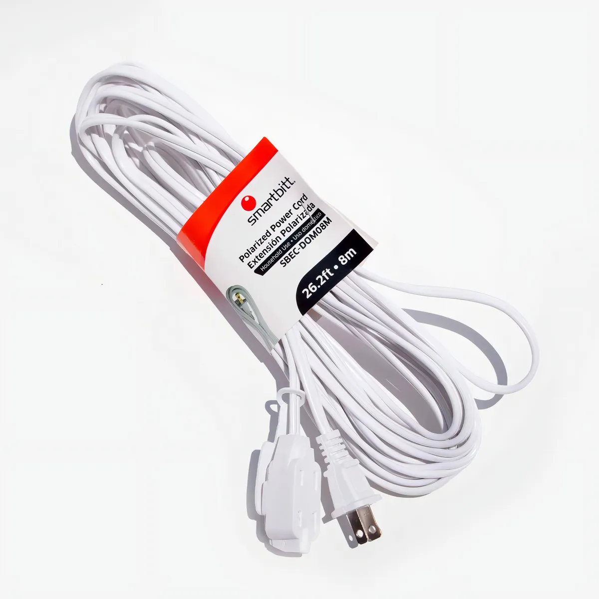SMARTBITT CABLE DE EXTENSIÓN DE USO DOMÉSTICO DE 8 METROS DE LONGITUD