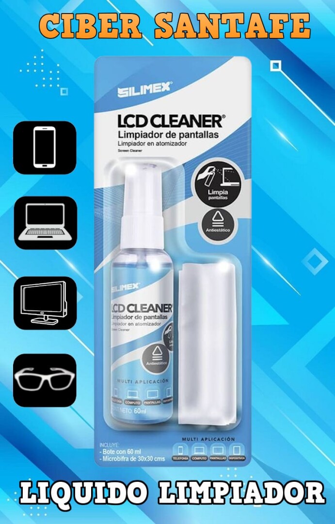 LIQUIDO LIMPIADOR PARA PANTALLAS