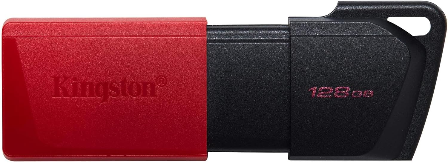 MEMORIA USB 128GB KINGSTON DATATRAVELER EXODIA ROJO/NEGRO