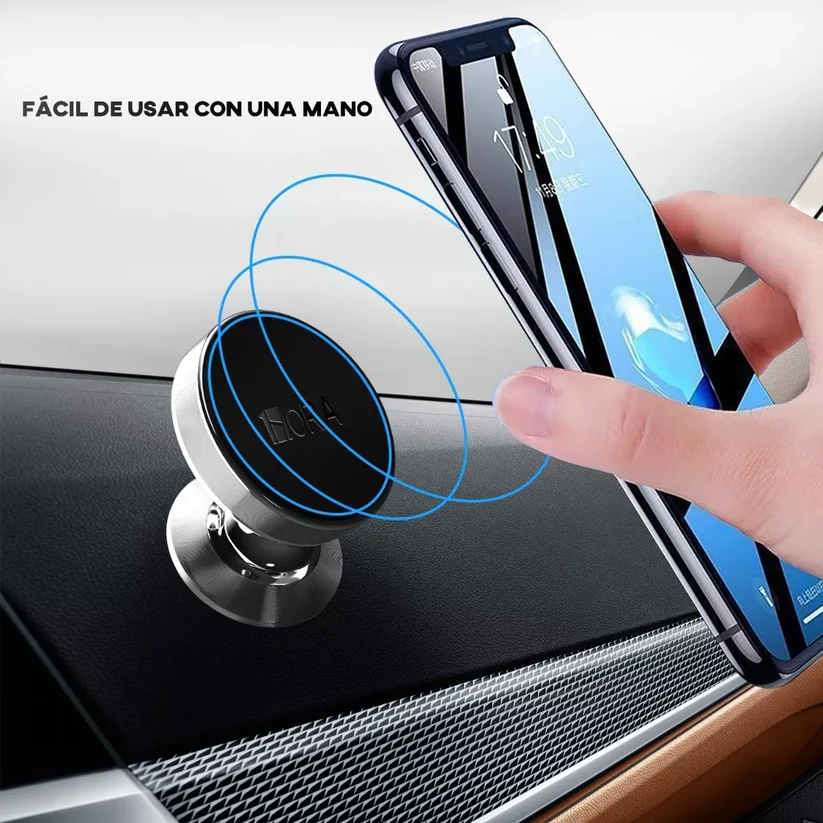 SOPORTE MAGNETICO DE ALUMINIO PARA CELULAR