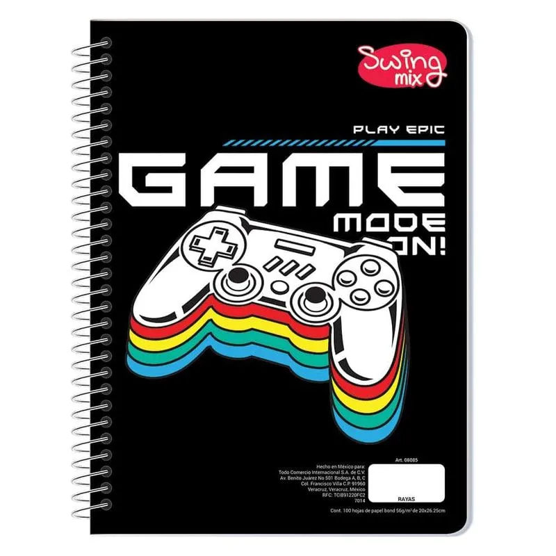 LIBRETA PROFESIONAL DE 100 HOJAS RAYA