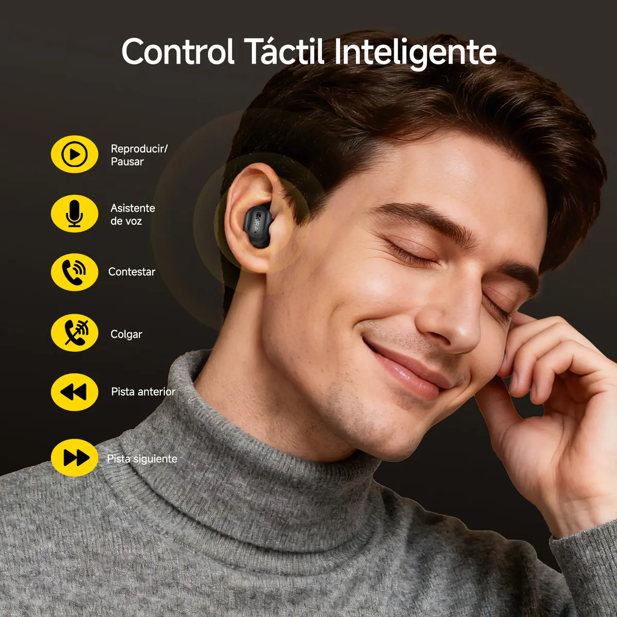 AUDIFONOS BLUETOOTH CON PANTALLA DE CARGA 1HORA AUT212