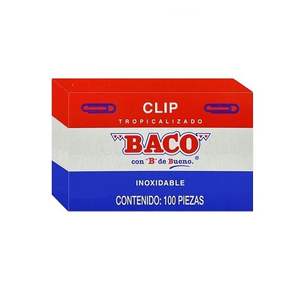 CAJA DE CLIPS DEL NUM 2 CON 100 PIEZAS