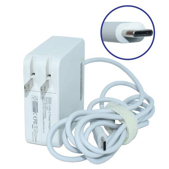CARGADOR PARA LAPTOP PUNTA USB C 65W 5-20V/3.25A