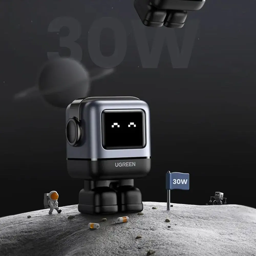 CARGADOR UGREEN MINI GANROBOT 30W USB-C DE CARGA RAPIDA