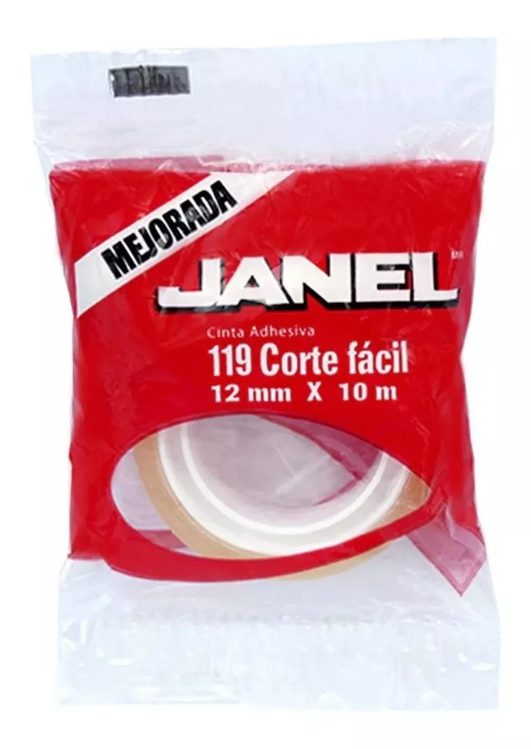 CINTA ADHESIVA JANEL 12mm x 10m 