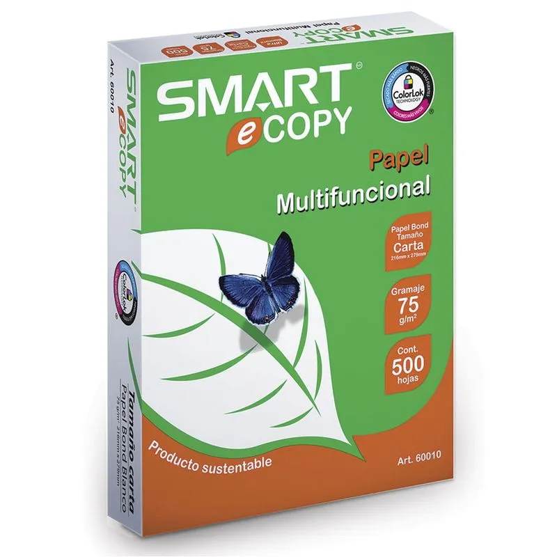 PAQUETE DE HOJAS BLANCAS TAM CARTA SMART