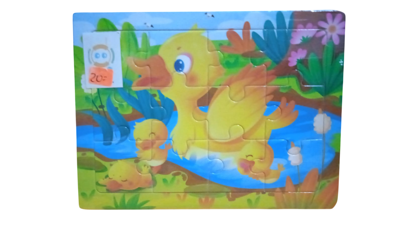 ROMPECABEZAS DE MADERA CON 12 PIEZAS