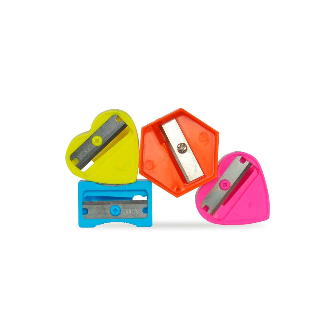 SACAPUNTAS PLASTICO DE COLORES